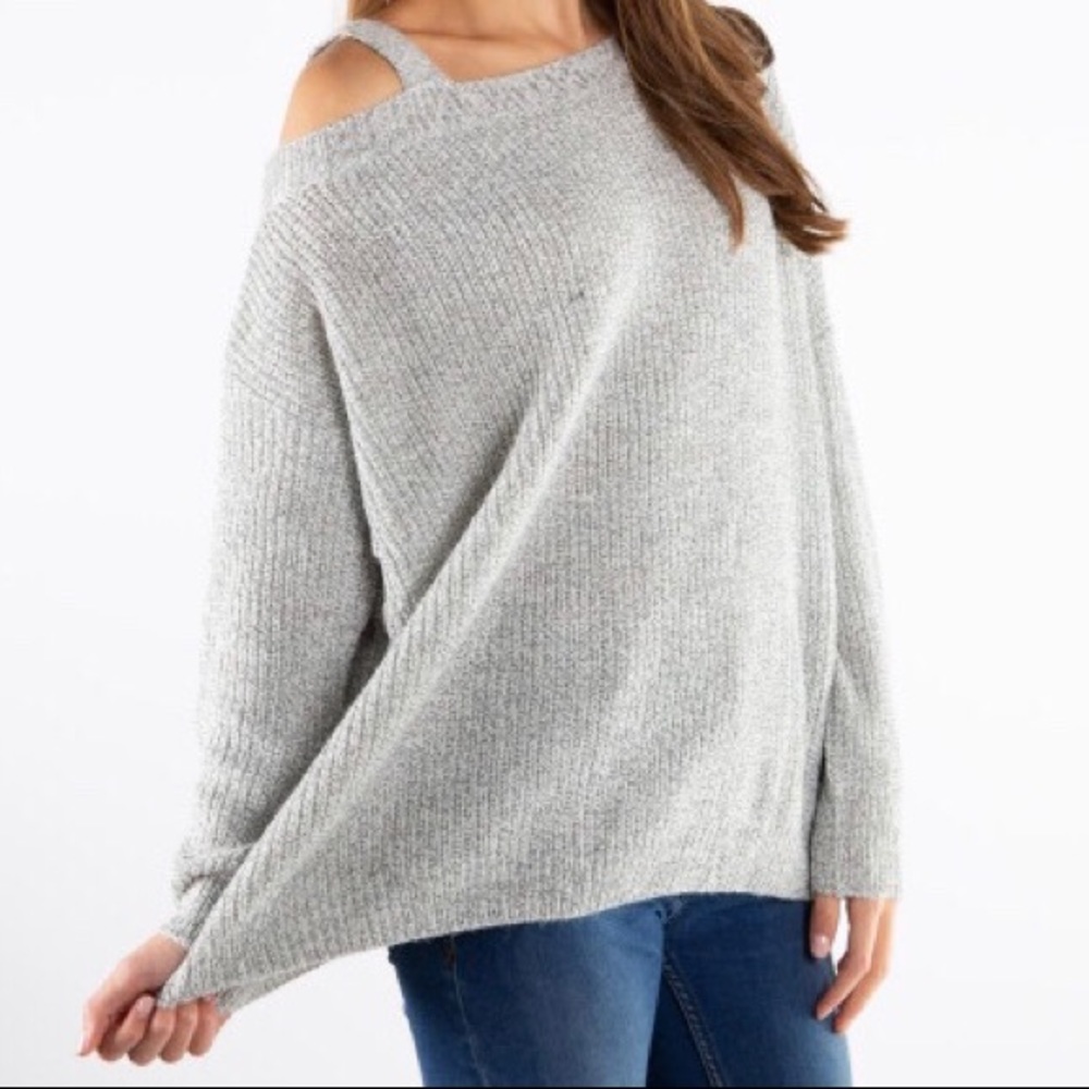 Gray Knit Sweater